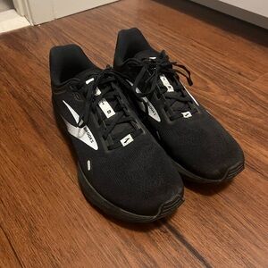 Brooks Black and White Running Shoes